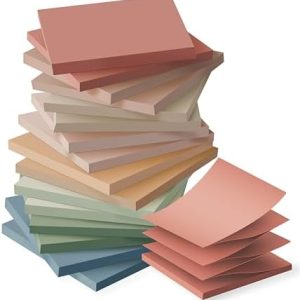 (16 Pack) Pop Up Sticky Notes 3x3 in Accordion Stickies Super Sticking Power Memo Pads Vintage Colors