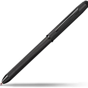 Cross Tech3+ Refillable Multi-Function Ballpoint Pen with Stylus, Medium Ballpen And Pencil, Includes Premium Gift Box - Brushed Black