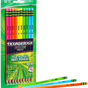 Dixon® Neon Colored Pencils, Assorted, Pack Of 10